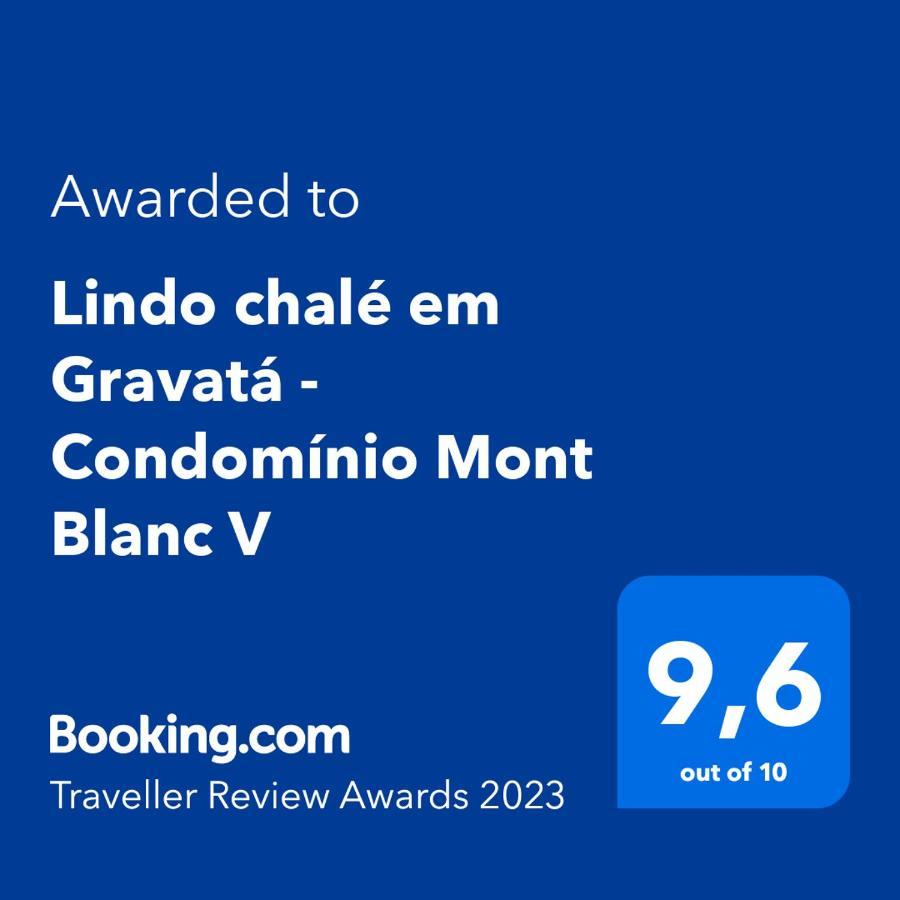 Lindo Chale Em Gravata - Condominio Mont Blanc V Buitenkant foto